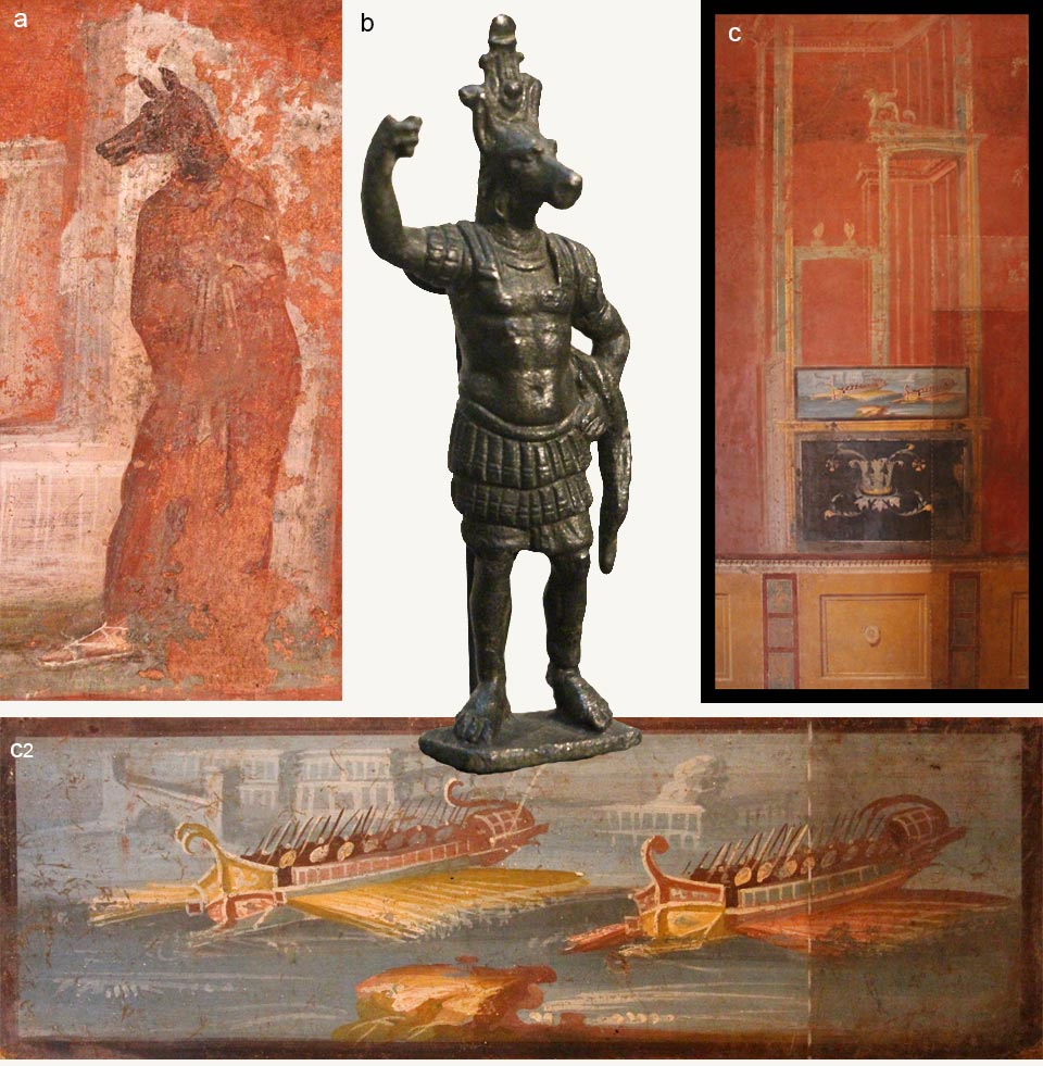 Fresques du Temple d'Isis de Pompéi