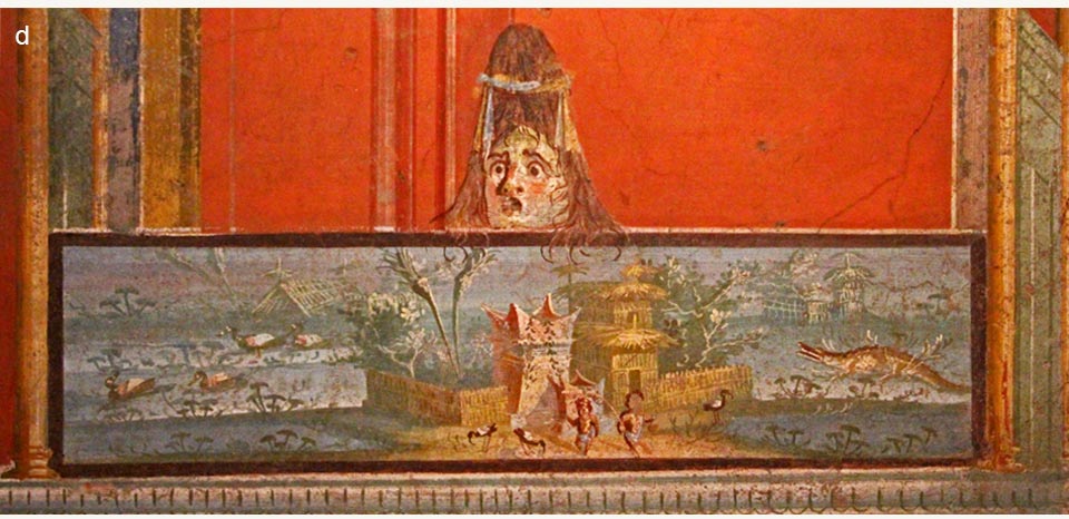 Fresque du Temple d'Isis de Pompéi