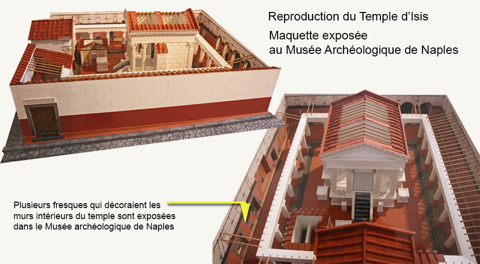 Maquette du Temple d'Isis de Pompéi