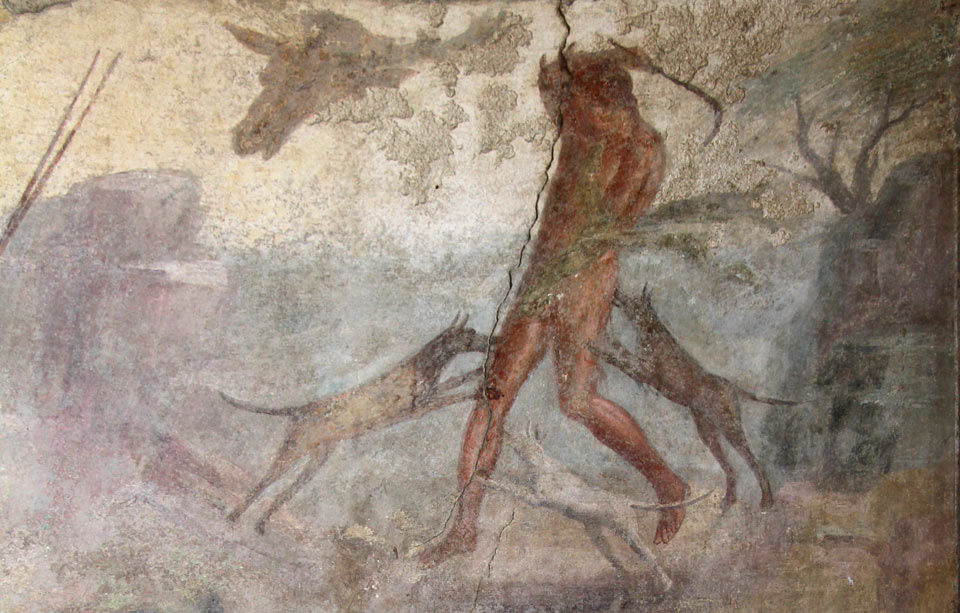 Fresques de la maison de Ménandre à Pompéi
