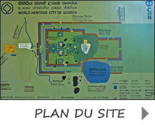 Plan du site de Sigiriya