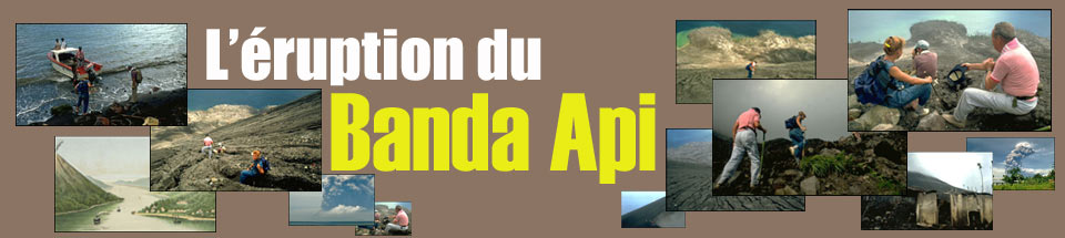 Eruption du volcan Banda Api