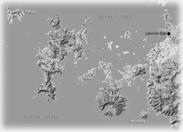 Carte de Komodo