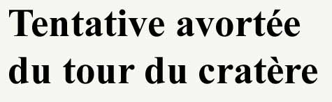 tour du cratère 