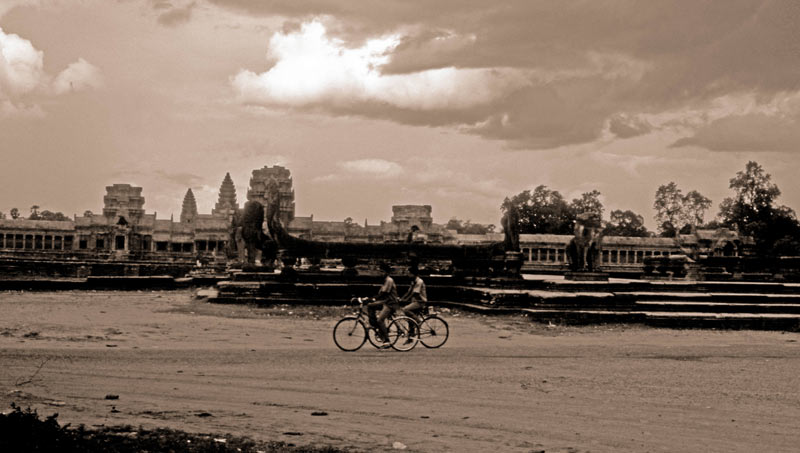 Entrée d’Angkor Wat en 1992