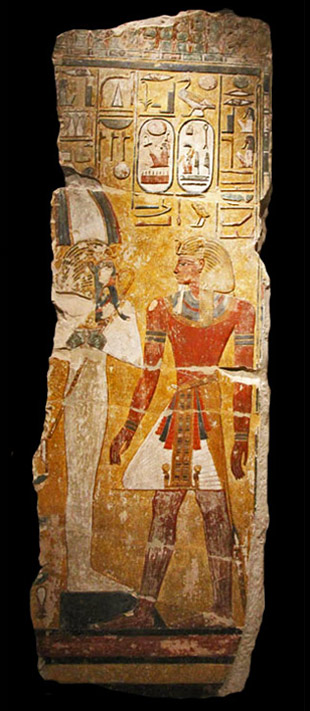 Séthi 1 devant Osiris