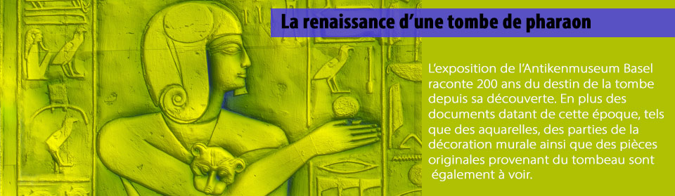 la renaissance du tombeau du pharaon Séthi 1er