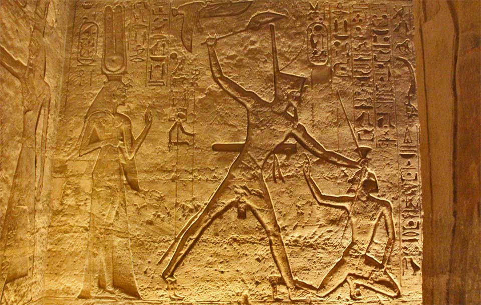 Ramsès II et Nefertari