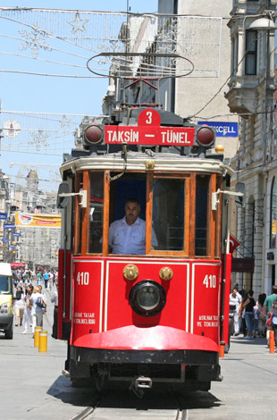 Tram de la rue Istiklal