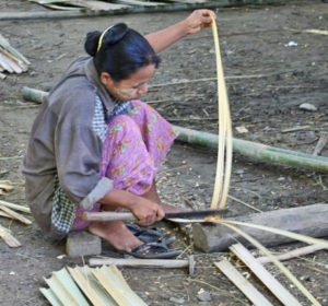 Découpe du bambou