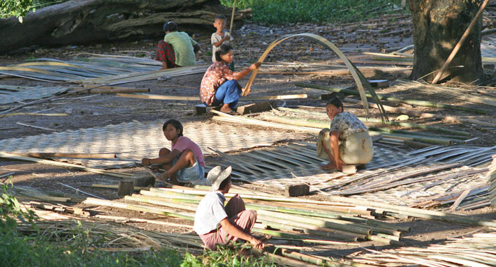 Tressage du bambou