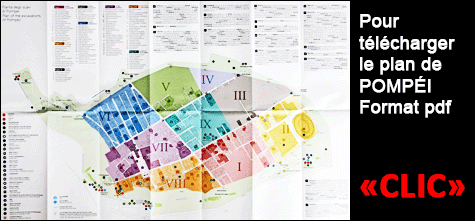 Carte du site de Pompéi