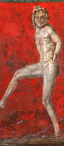Satyre villa des Mystères à Pompéi