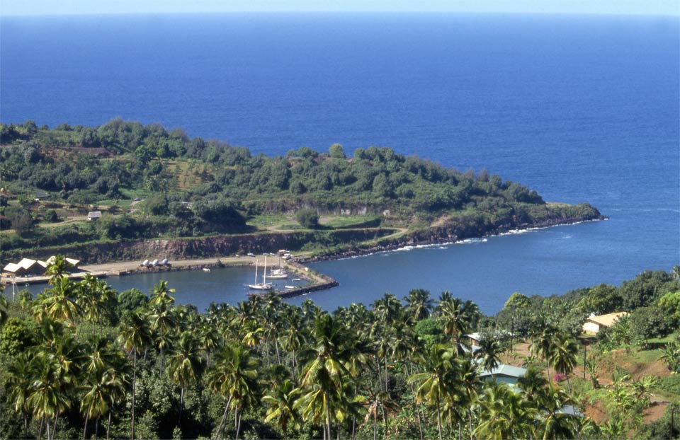 Le port d'Hiva-Oa