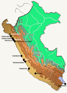 Carte du Pérou