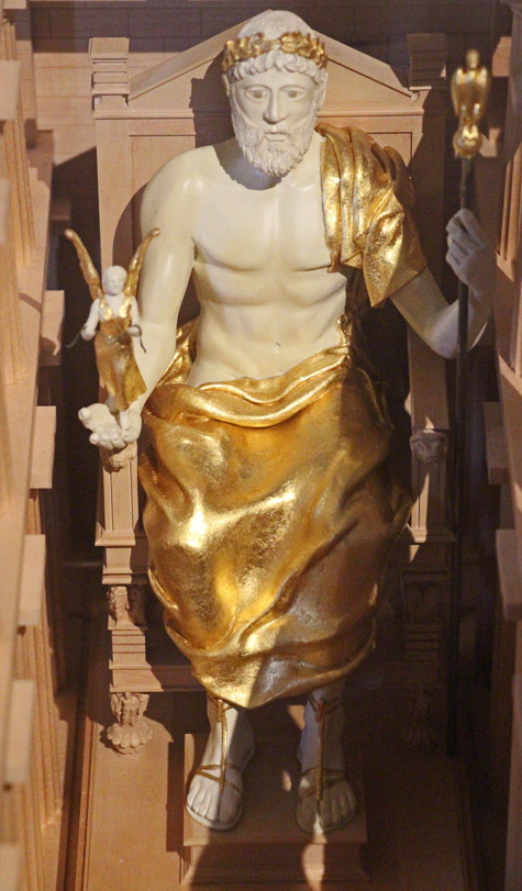 Statue chryséléphantine de Zeus réalisée par Phidias