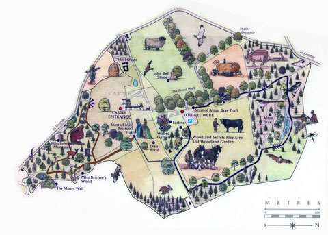 Carte de Fraser Castle