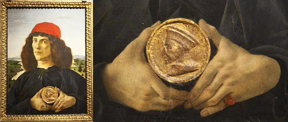 Jeune homme par Botticelli
