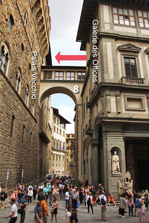 Le corridor de Vasari