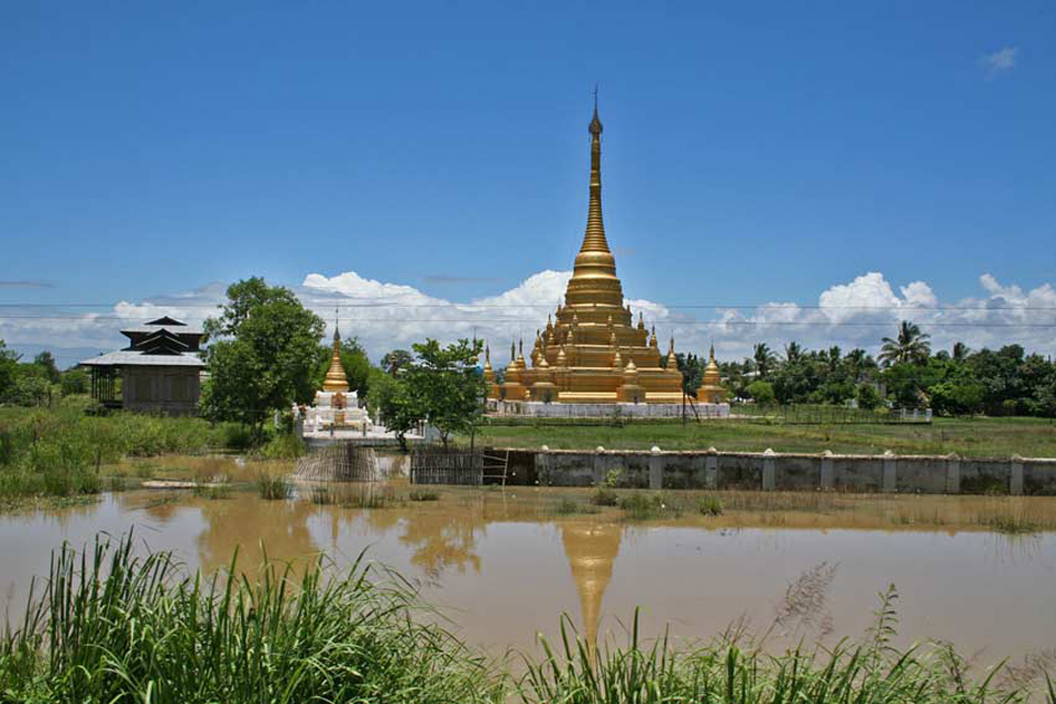 trajet en train au Myanmar