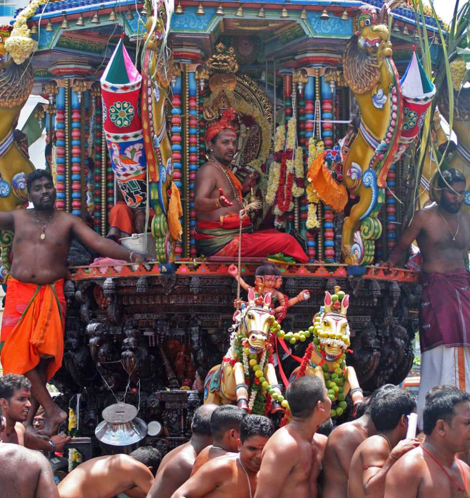 Fête du temple hindou de Colombo